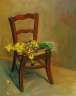 Yellow Broom on Chair